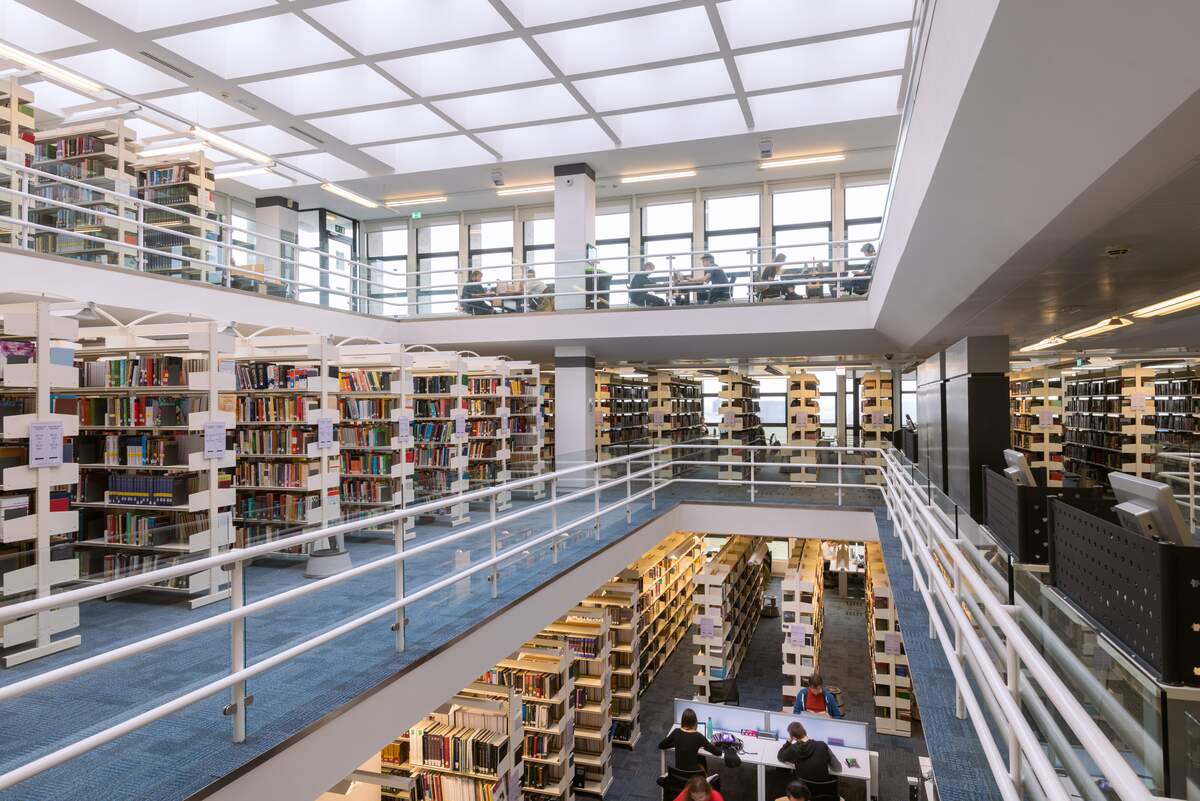 The JB Morrell Library houses most of our collections, including over 1 million print items.